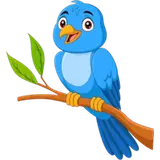 Un pájaro en una rama